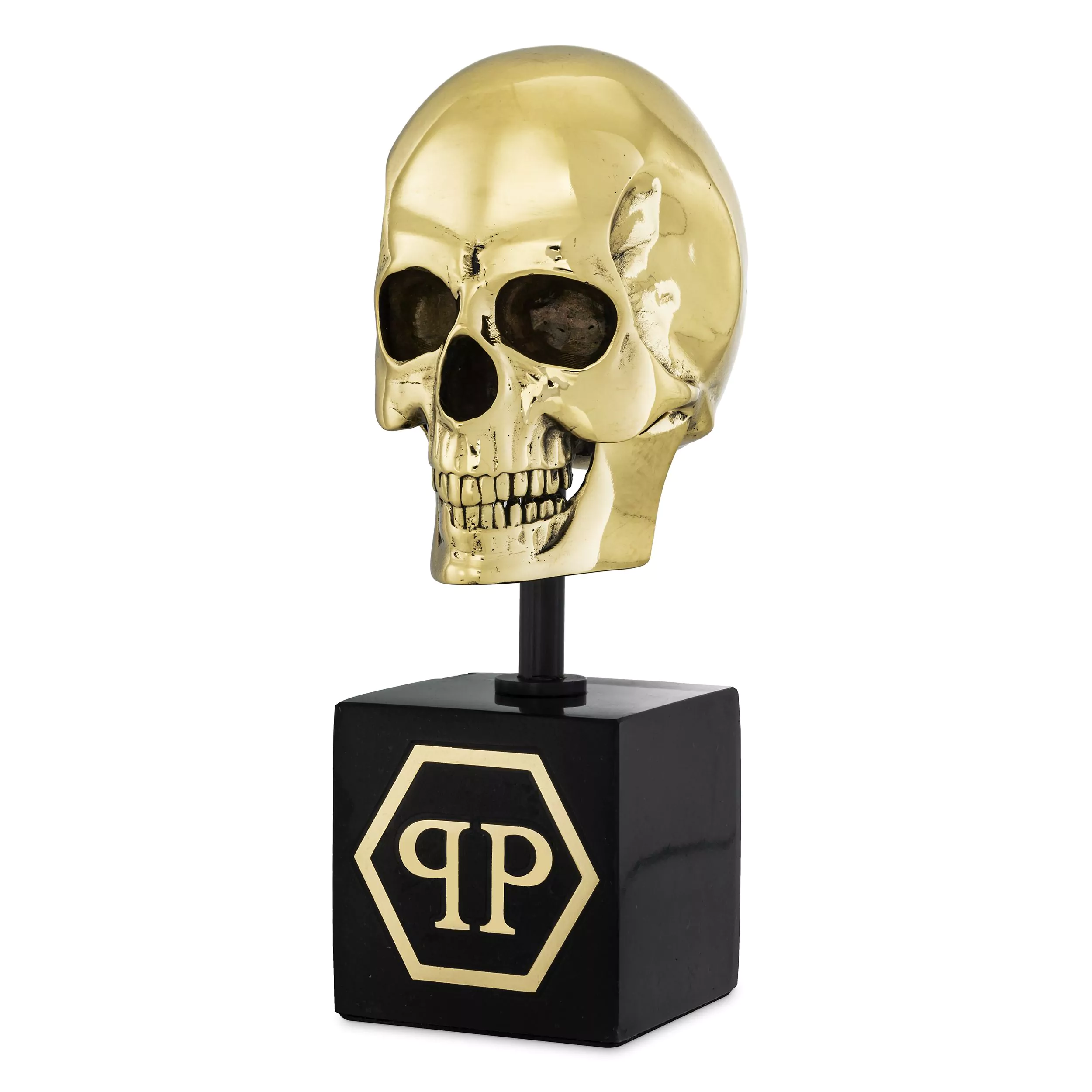 Dekorácia Gold Skull S
